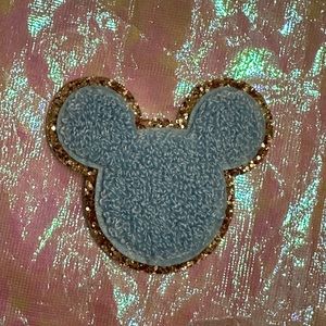 Stoney Clover Lane x Disney Mickey periwinkle glitter patch